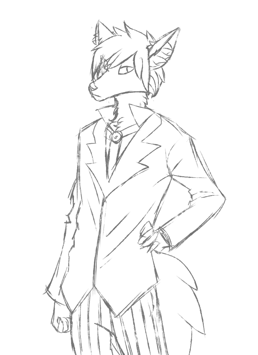 890x1222 Kyo Mafia Sketch D By Kurenaikyora - Mafia Sketch