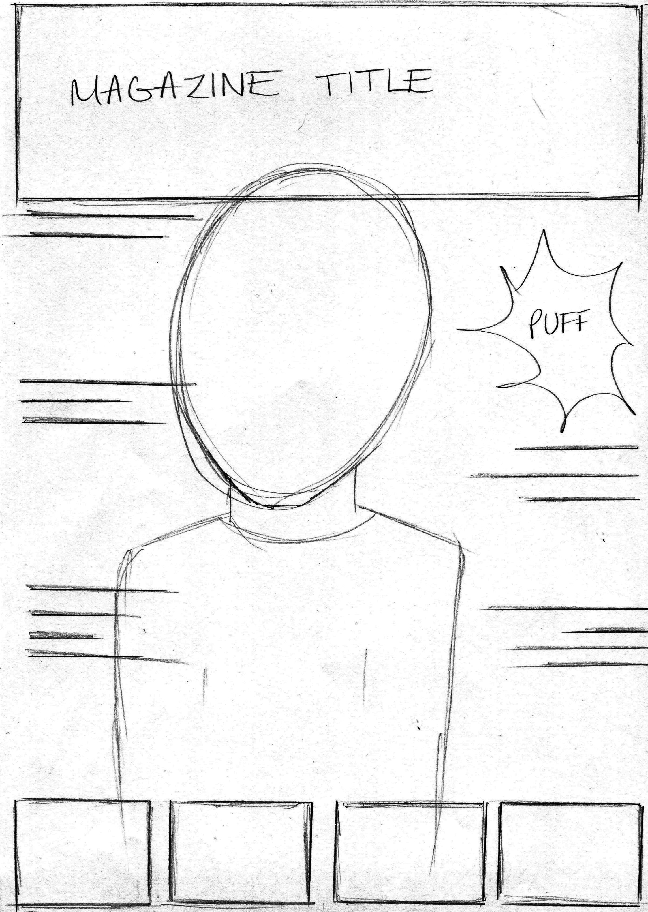 2247x3163 Music Magazine Cover Sketch Emma Canepari - Magazine Sketch