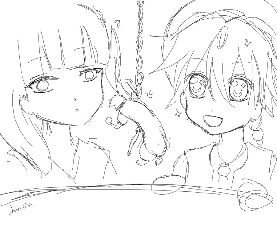 900x750 Magi Sketch By Y Anoh - Magi Sketch