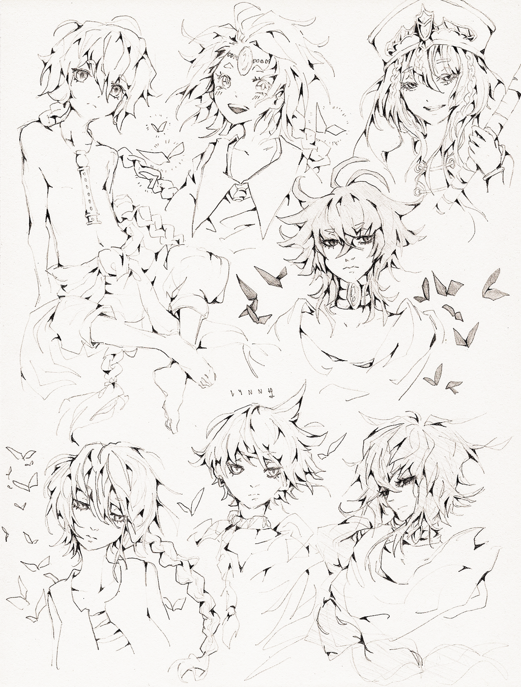 1024x1349 Magi Sketches By Wiltking - Magi Sketch