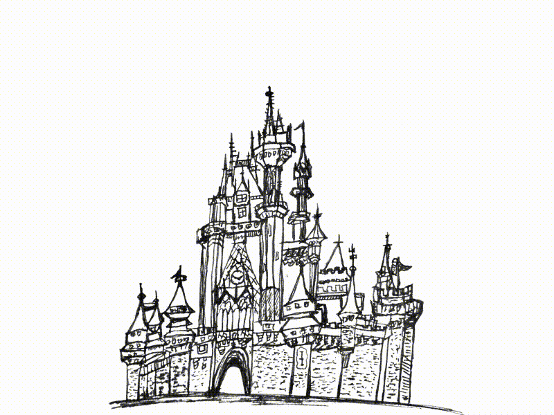 800x600 Magic Kingdom By Ninglu (Abbey) Wang - Magic Kingdom Sketch