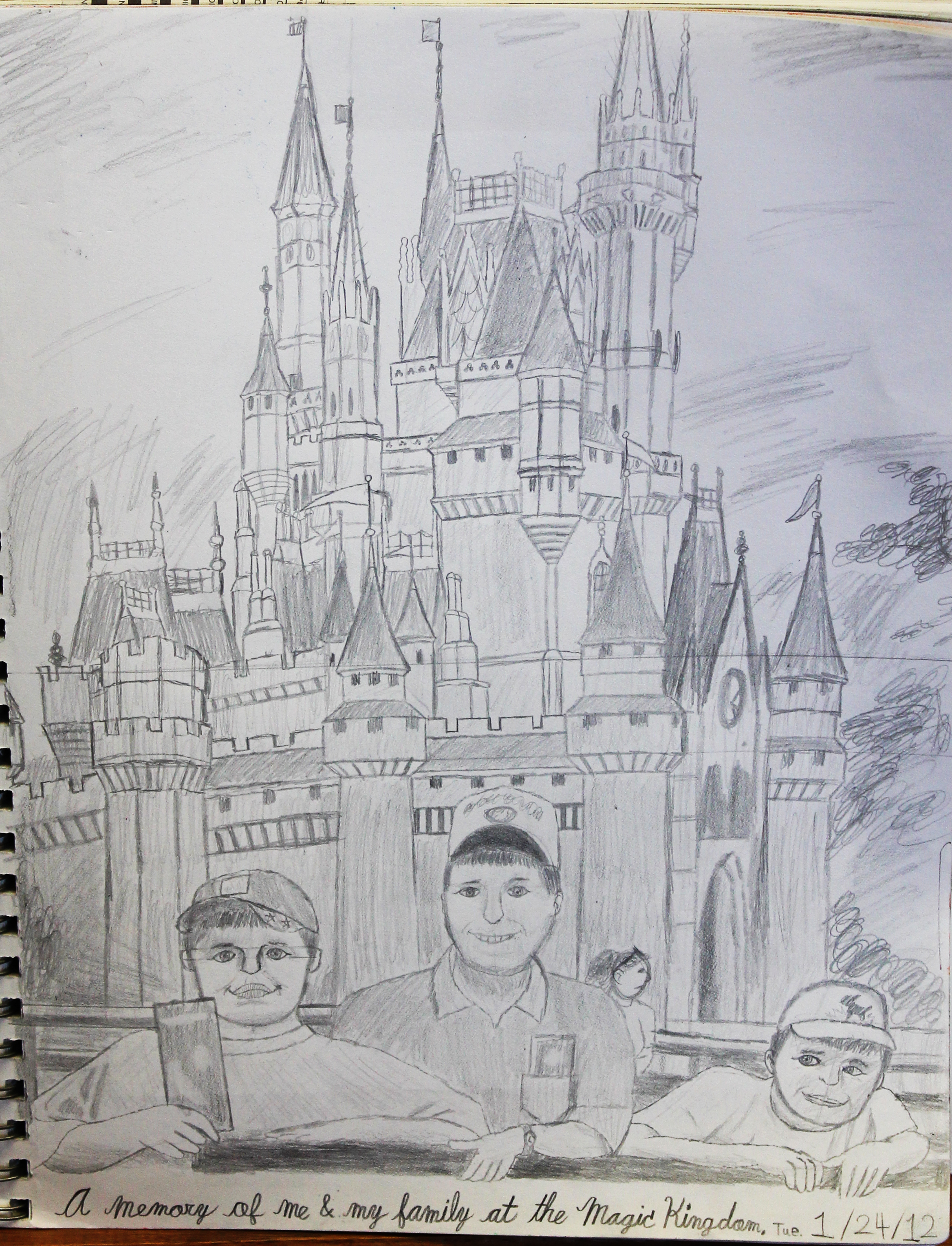 2336x3056 May 2012 Andysamazingartwork - Magic Kingdom Sketch