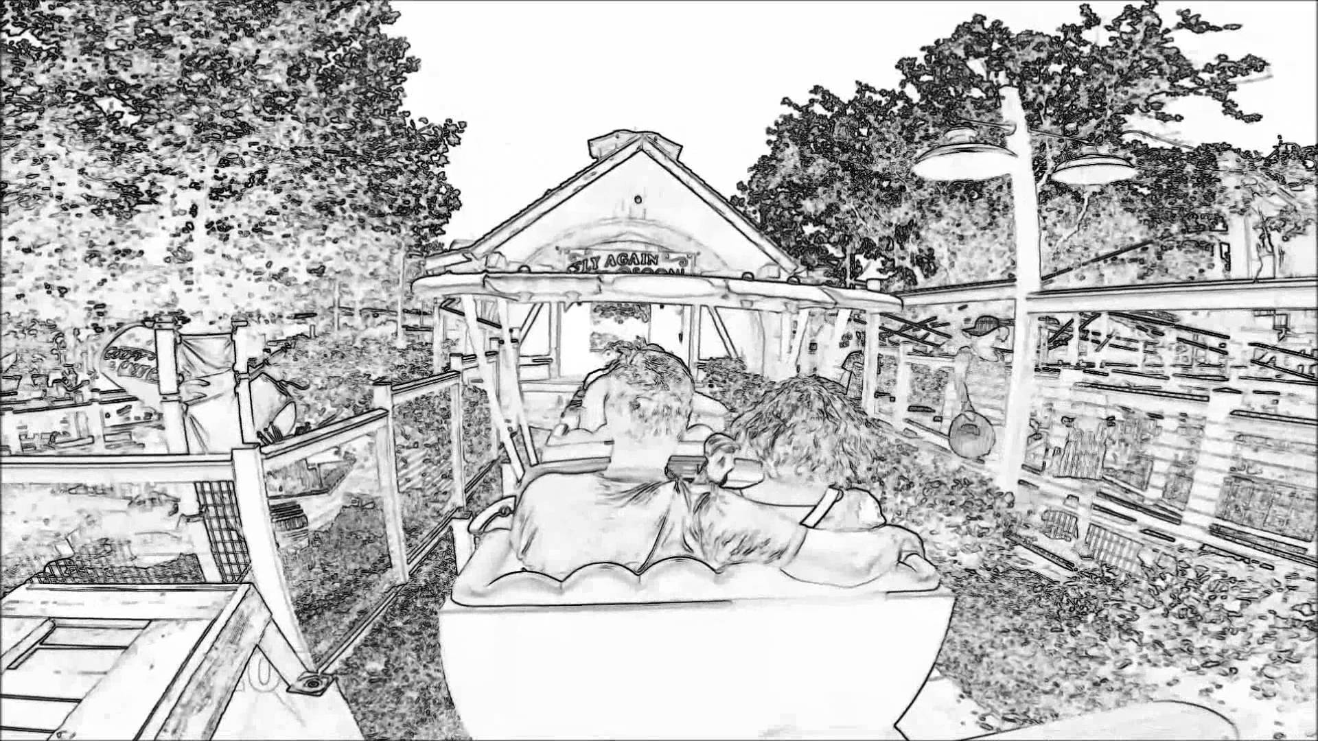 1920x1080 Sour Tennessee Red Magic Kingdom Disney Monorail Lego Railroad - Magic Kingdom Sketch