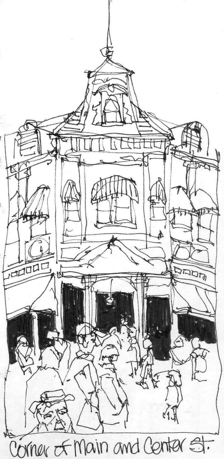780x1600 Urban Sketchers S.f. Bay Area Sketching At Disney World - Magic Kingdom Sketch