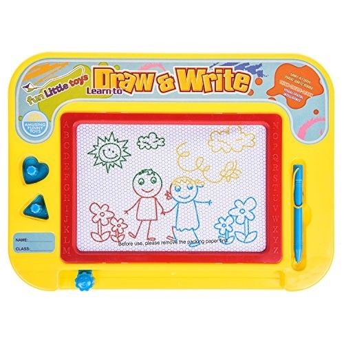 500x500 Magnetic Sketching Board Magna Doodle 4 Color Zones Erasable - Magnetic Sketch Board