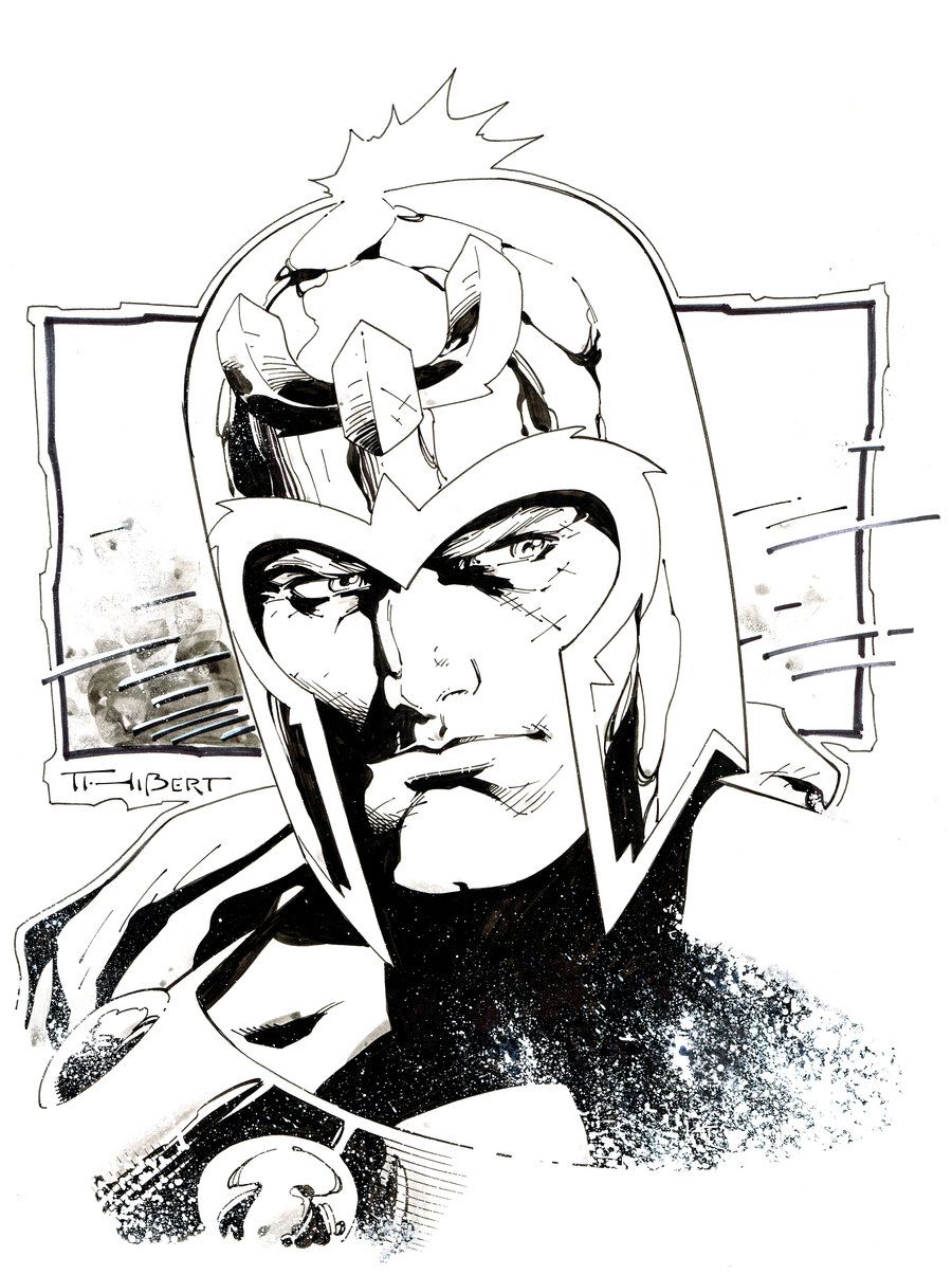 900x1205 Magneto Sketch For Free Comic Book Day By Aethibert Lineart - Magneto Sketch