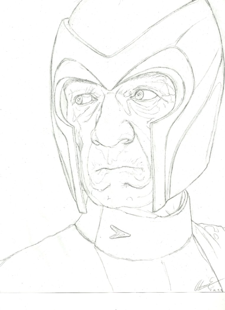 762x1049 Sketch Magneto By Eidriandm - Magneto Sketch