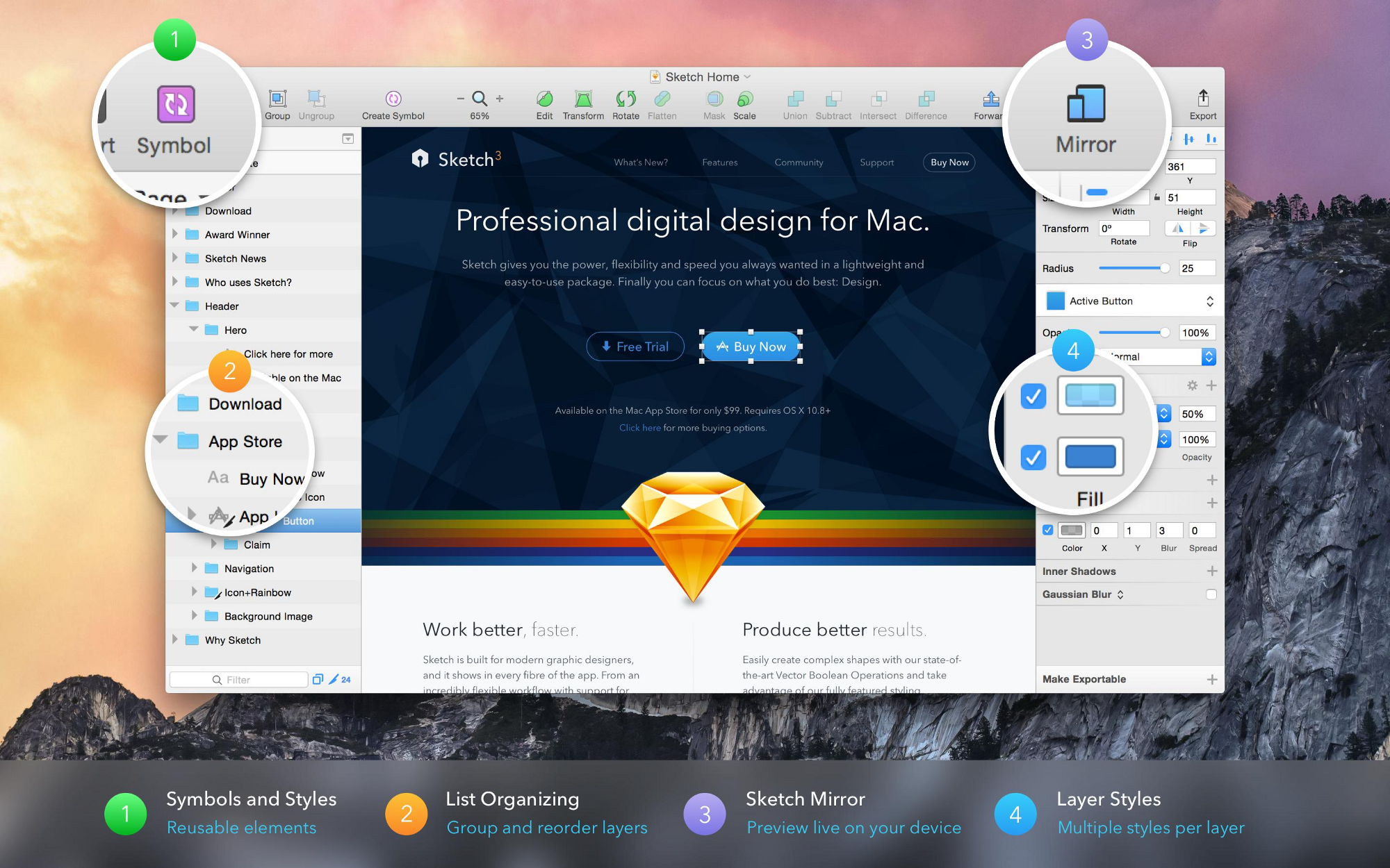 2000x1250 Creating Magnifying Glass Effect In Sketch Magicsketch Blog - Magnifying Glass Sketch
