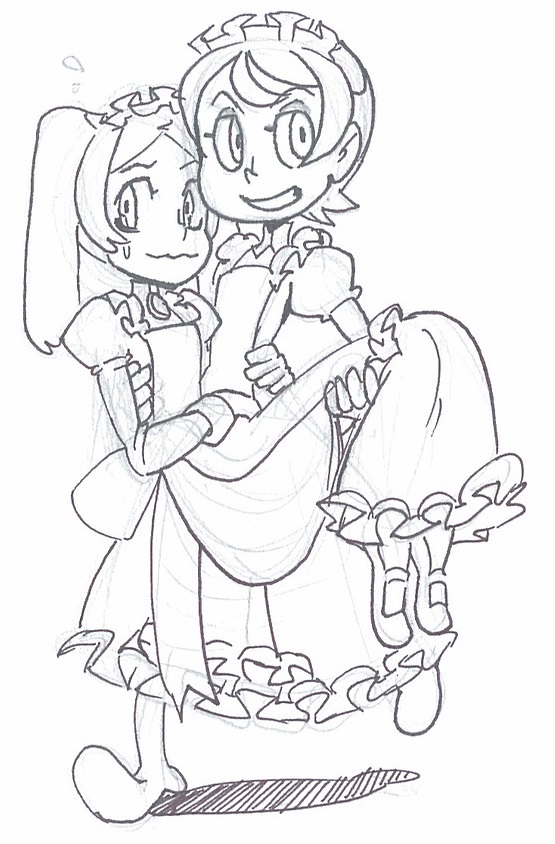 555x844 Image - Maid Sketch