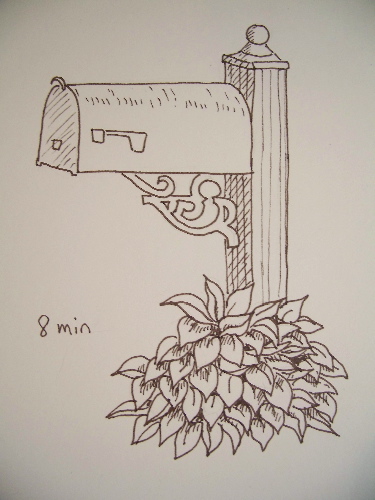 375x500 Scavenger Hunt - Mailbox Sketch