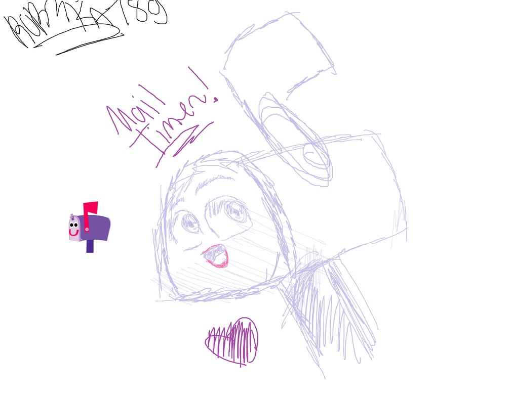 1007x793 Bc Mailbox In Anime Style! By Swaggie Vortex - Mailbox Sketch