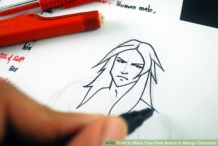 728x487 How To Make Your Own Anime Or Manga Character (With Sample - Make Your Own Sketch