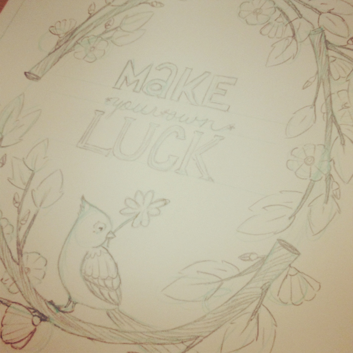 1426x1426 Make Your Own Luck From Sketch To Finish Stephanie Fizer Coleman - Make Your Own Sketch