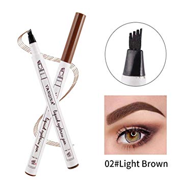 355x355 Taottao Eyebrow Tattoo Pen Waterproof Fork Tip Sketch Makeup Pen - Makeup Brushes Sketch