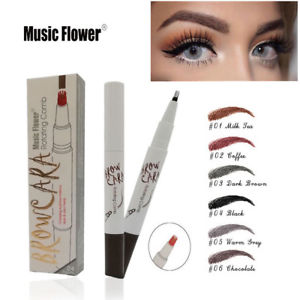 300x300 Music Flower Brand Eye Makeup Smudge Proof Eyebrow Pen Waterproof - Makeup Sketch