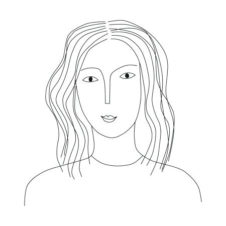 450x450 Face Chart Makeup Vector Photo Free Trial Templates For Wordpress - Makeup Sketch Face