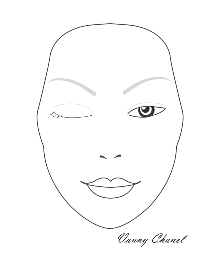 Blank Face Charts To Print