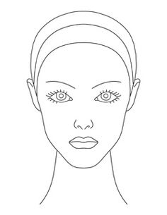 236x305 Makeup Design Template Iwantingsarticle, Media, Sports, Tv - Makeup Sketch Template