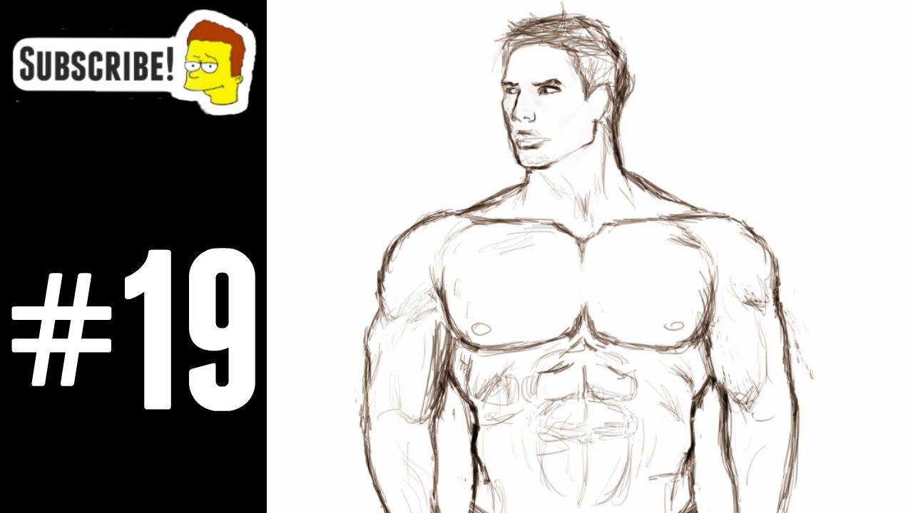 Male Body Sketch At Paintingvalley Com Explore Collection Of