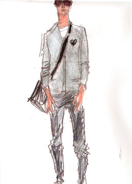 429x598 Fashion Male Sketch Will Make Gentlemen More Stylish - Male Fashion Sketches