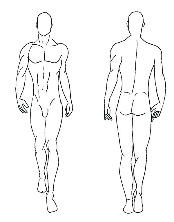 600x766 Male Fashion Figure Templates Design How To Draw A Man For - Male Fashion Sketches