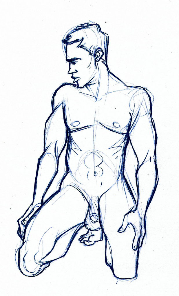 618x1024 Must Draw Harder Male Figure Practice - Male Figure Sketch