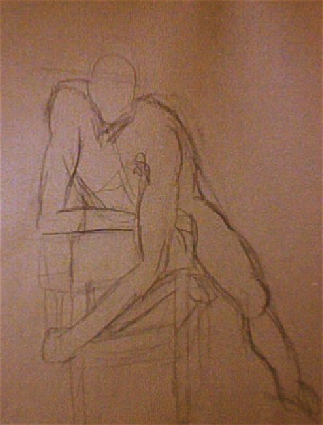 471x620 Male Figure Sketch Shizo.lv - Male Figure Sketch