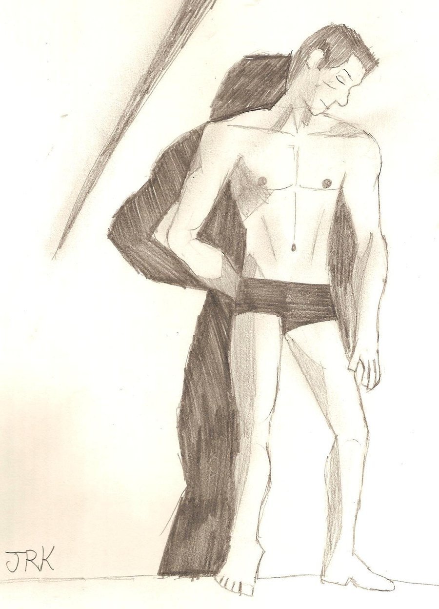900x1248 Male Model Sketch 2 By Darkknightjrk - Male Model Sketch