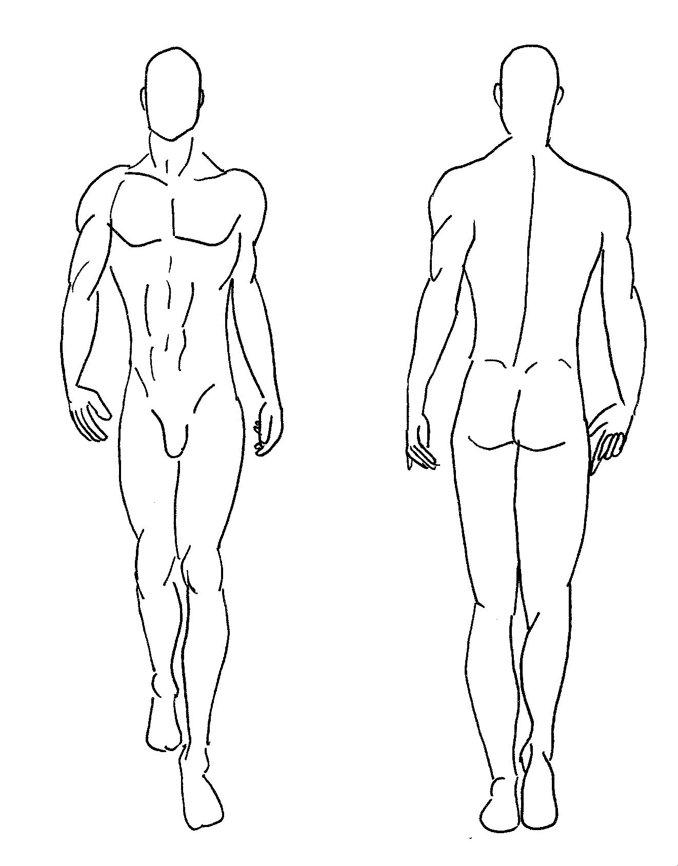 1322x1688 Male Model . - Male Model Sketch