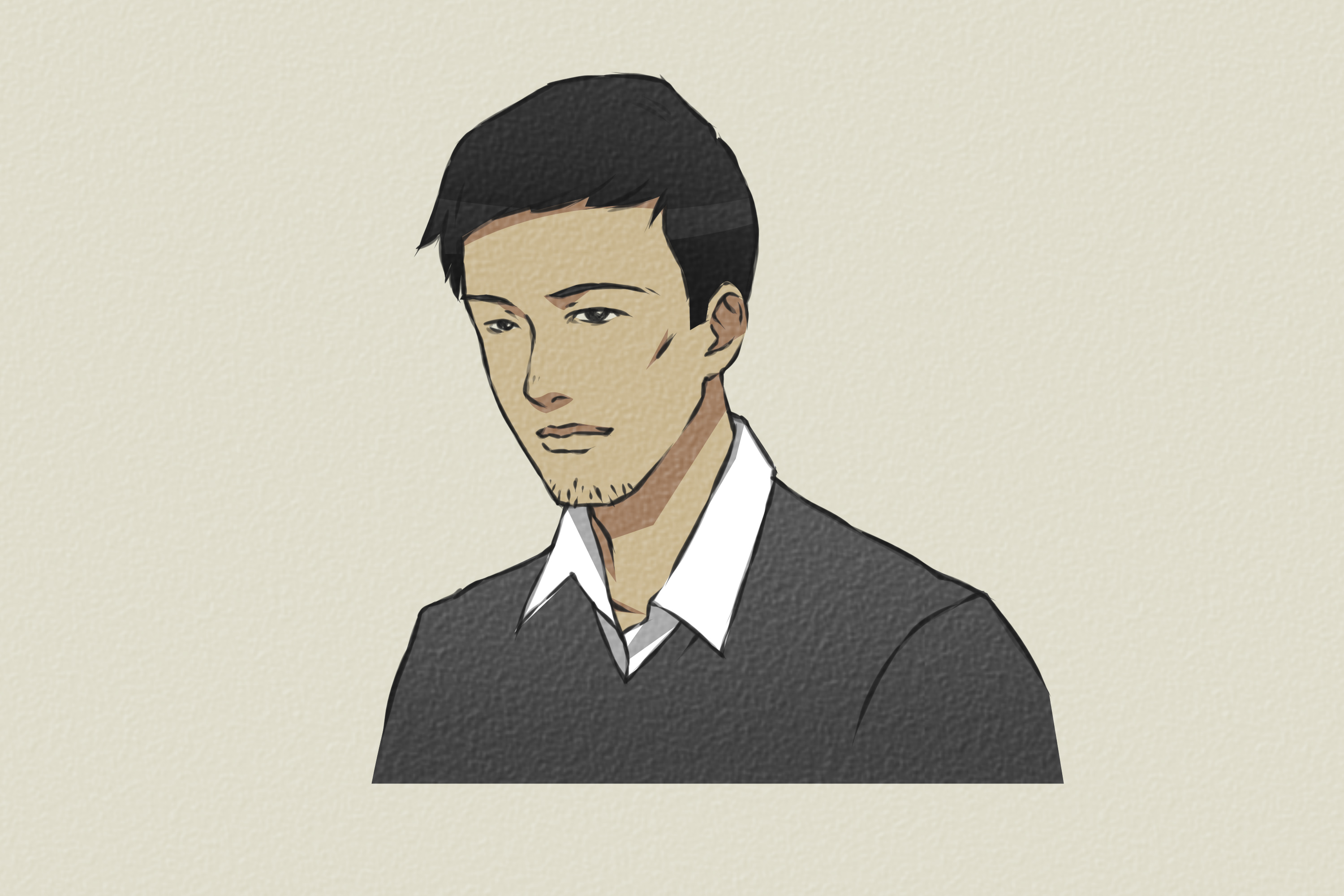 3000x2000 4 Ways To Draw A Man - Male Sketch