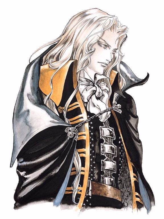576x768 Nice Anime Blond Male Vampire In Ancient Cloth - Male Vampire Sketch