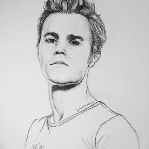 500x500 The Vampire Diaries Drawing, Pencil, Sketch, Colorful, Realistic - Male Vampire Sketch
