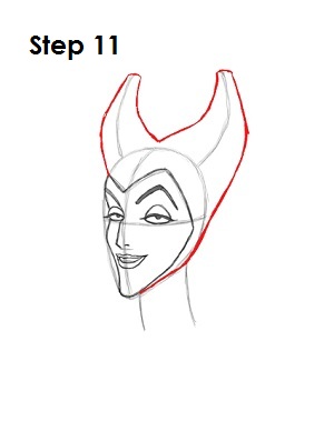 300x388 How To Draw Maleficent - Maleficent Sketch
