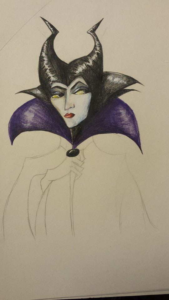 540x960 Arriane Pirhalla - Maleficent Sketch