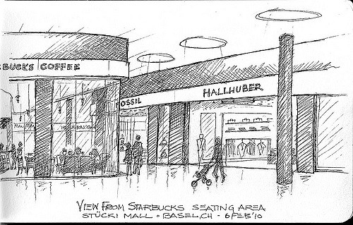 500x319 Sketch - Mall Sketch