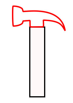 250x350 Drawing A Cartoon Hammer - Mallet Sketch