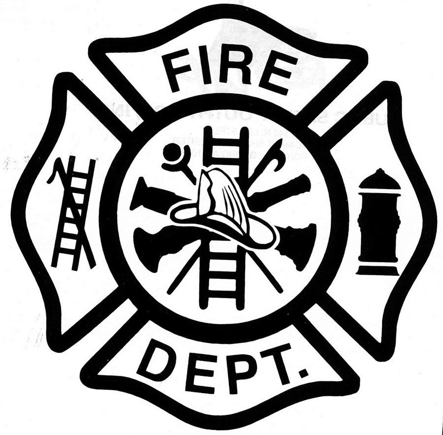 900x883 Firefighter Logo Clip Art Custom Fire Dept Decal Maltese Cross - Maltese Cross Sketch