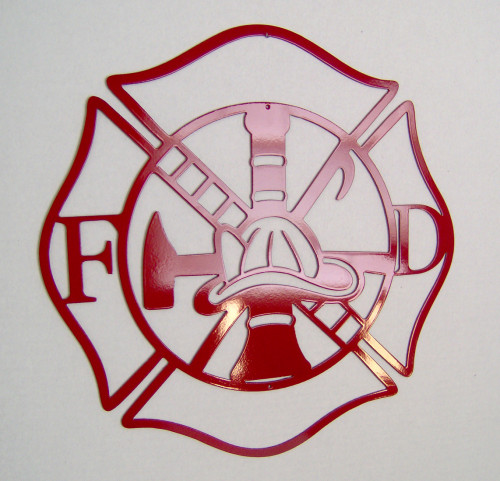 500x481 Maltese Cross Firefighter Metal Wall Art Back40metalworx On Artfire - Maltese Cross Sketch