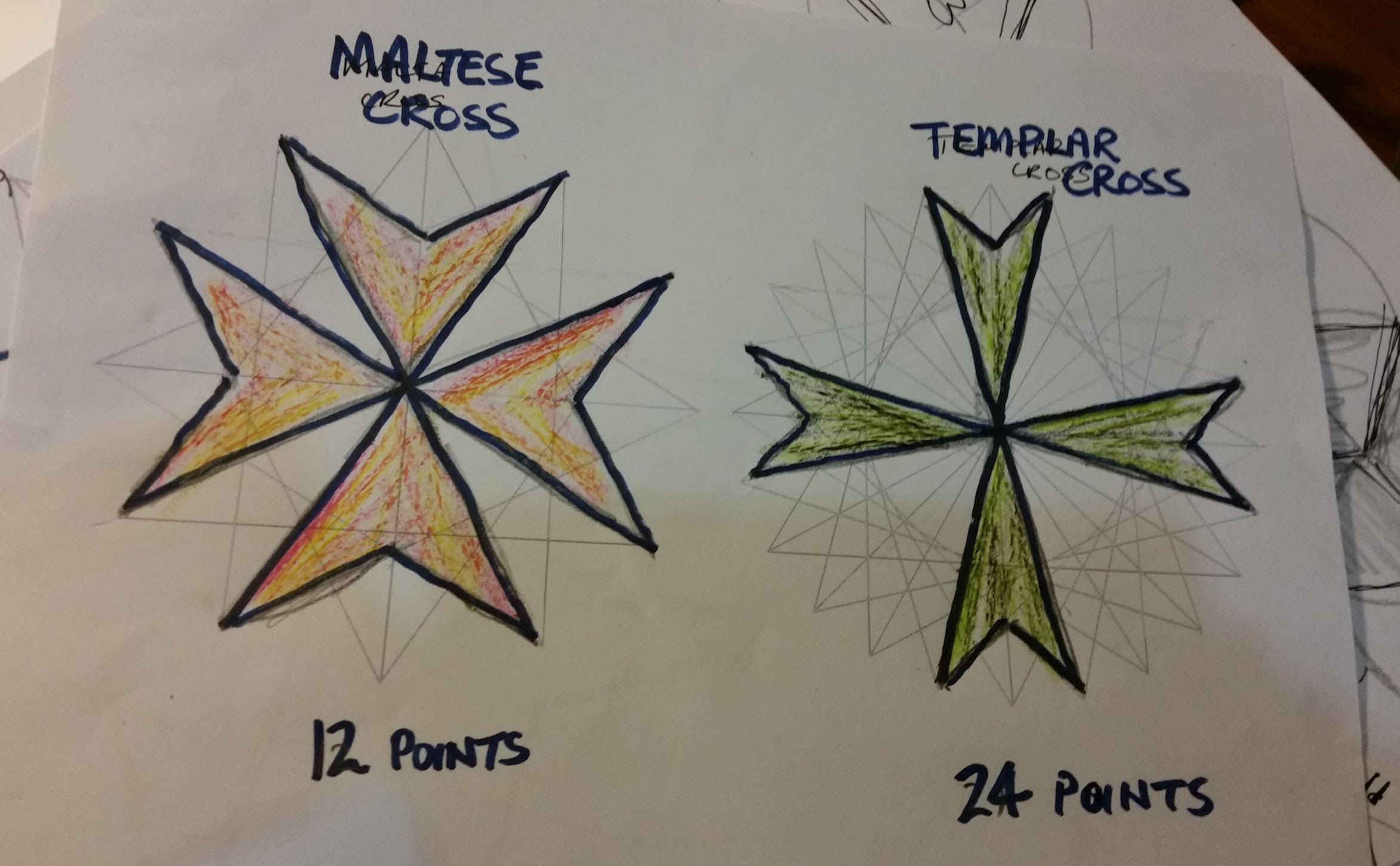 2346x1452 Vesica Pisces Ep13 The Maltese Amp The Templar Cross 3 6 12 24 - Maltese Cross Sketch