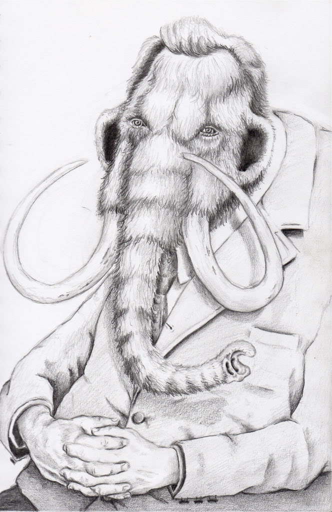 664x1023 A Sketch A Day... Mammoth Hands - Mammoth Sketch