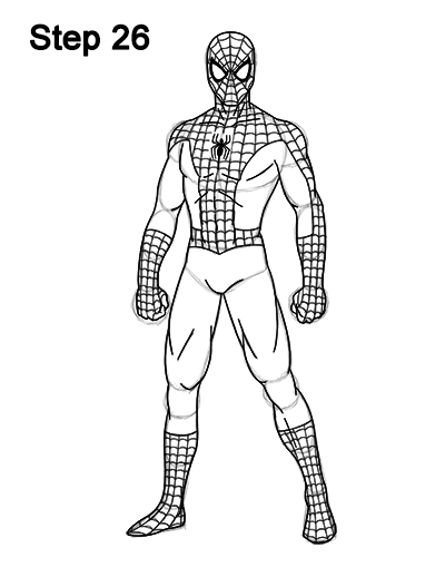 400x518 Marvel Comics - Man Body Sketch