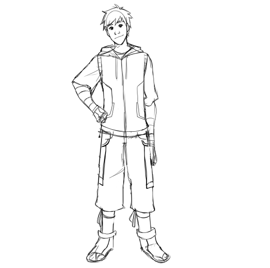 540x535 Rough Full Body Sketch Tumblr - Man Body Sketch