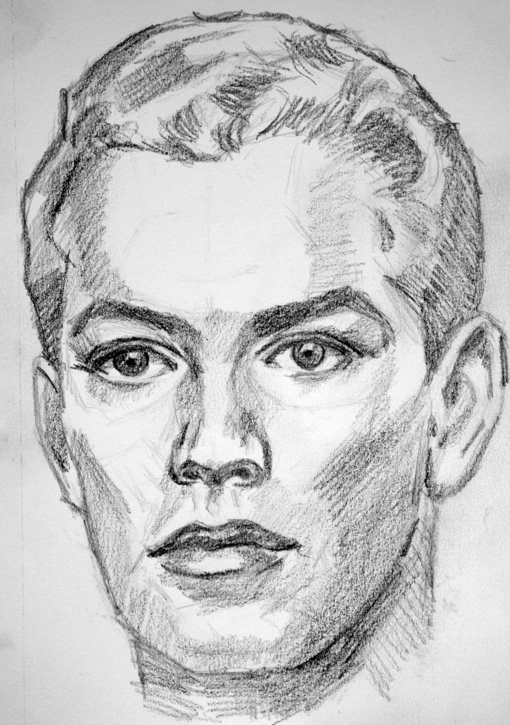 1024x1456 Pin By Kelly Porath On Art In 2018 Male Face, Art - Man Face Sketch