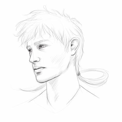 474x474 Simple Man Face Drawings. The Lonely Sherlock By Mi Caw Hasshe - Man Face Sketch