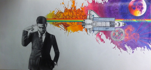 640x297 Man On The Moon I Tumblr - Man In The Moon Sketch