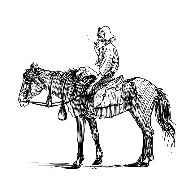Man On Horse Sketch at Explore collection of Man