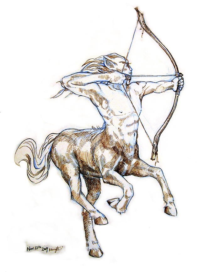 650x867 Half Horse Half Man Drawing - Man On Horse Sketch