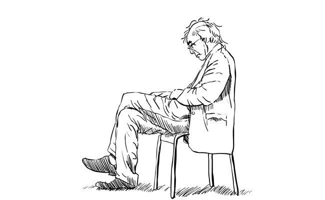 650x400 Step By Step People Drawing Tutorials - Man Standing Sketch