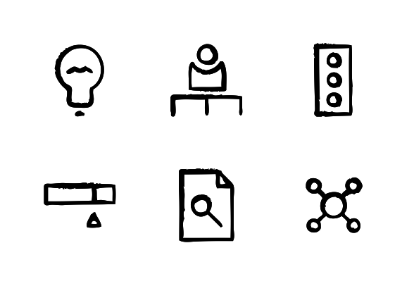 588x406 Project Management (Sketch) Icons By Ralf Schmitzer Graphics - Management Sketch