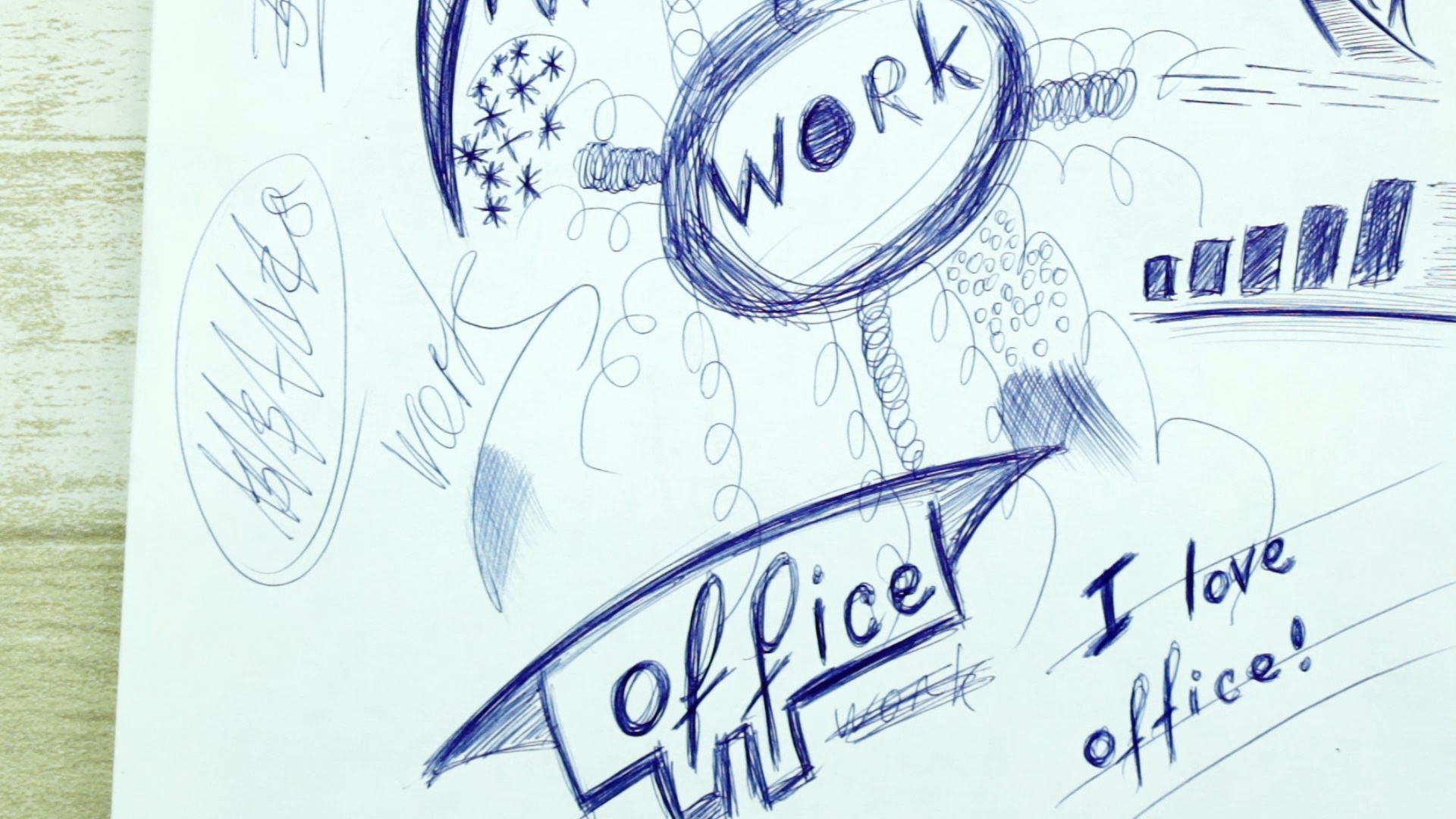 1920x1080 The Sketch Of The Missing Manager ~ Stock Footage - Manager Sketch